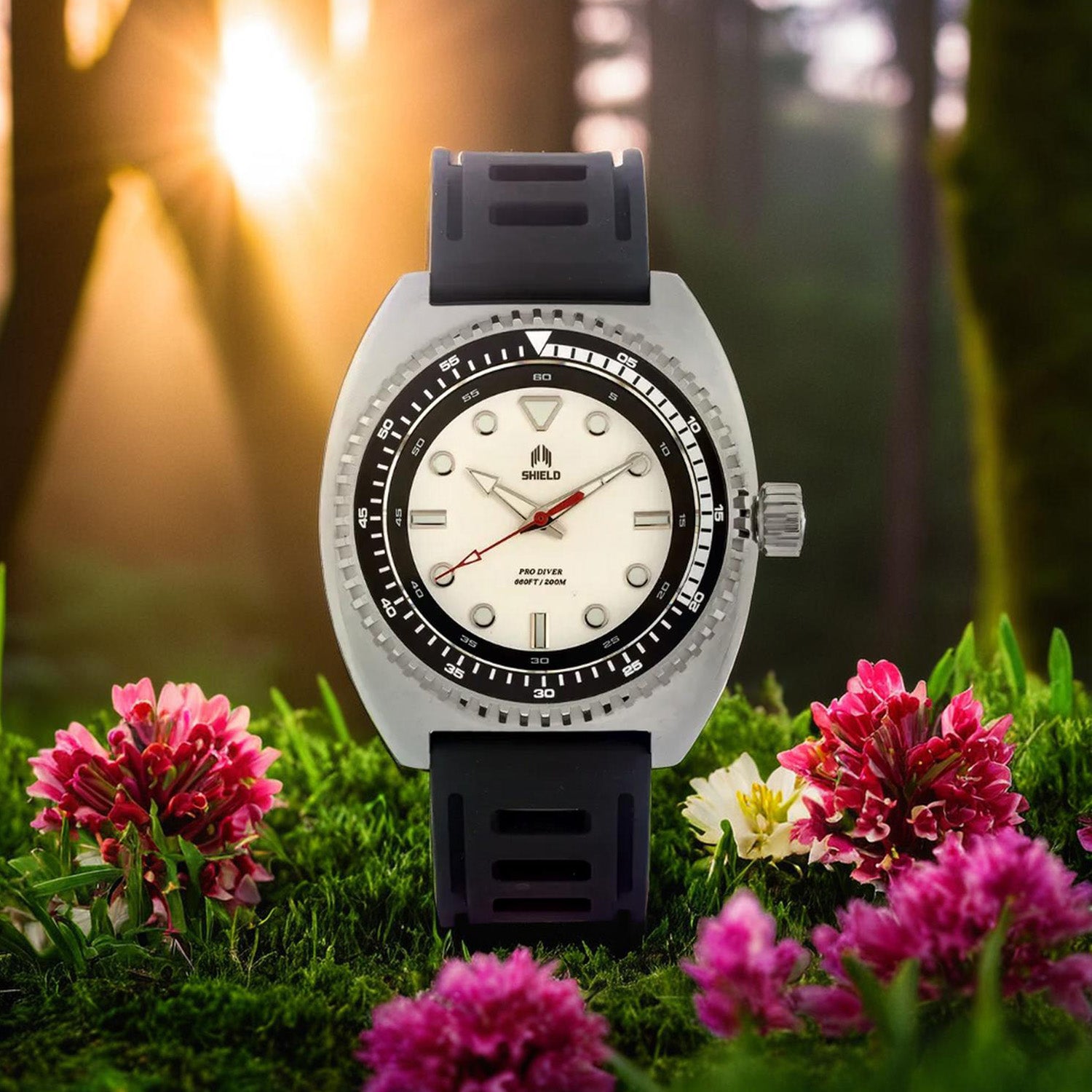 Shield Japanese Ladies Watch in Stainless Steel_7754635_2