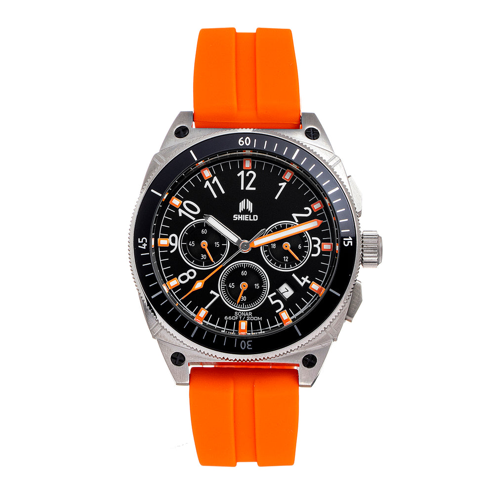 Shield Japanese Mens Watch in Stainless Steel_7754638