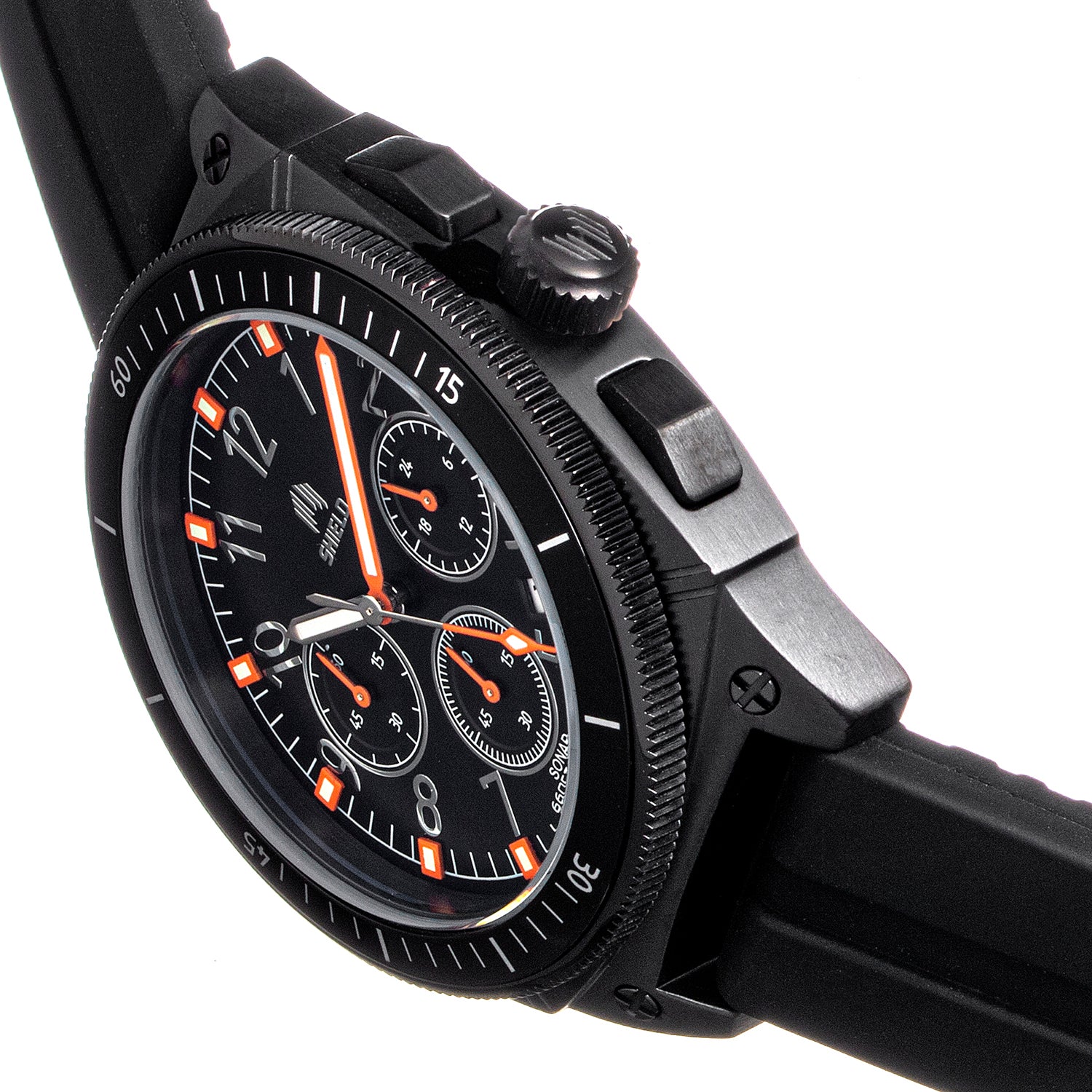 Shield Japanese Mens Watch in Stainless Steel_7754640_3