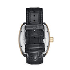 REIGN OLYMPIA Automatic Movt. 10 ATM Water Resistant Watch with Black Genuine Leather Strap in Gold Tone_7754663_4