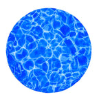 Pet Cooling Mat with Water Ripple Design (Size 80x80 cm) - Blue