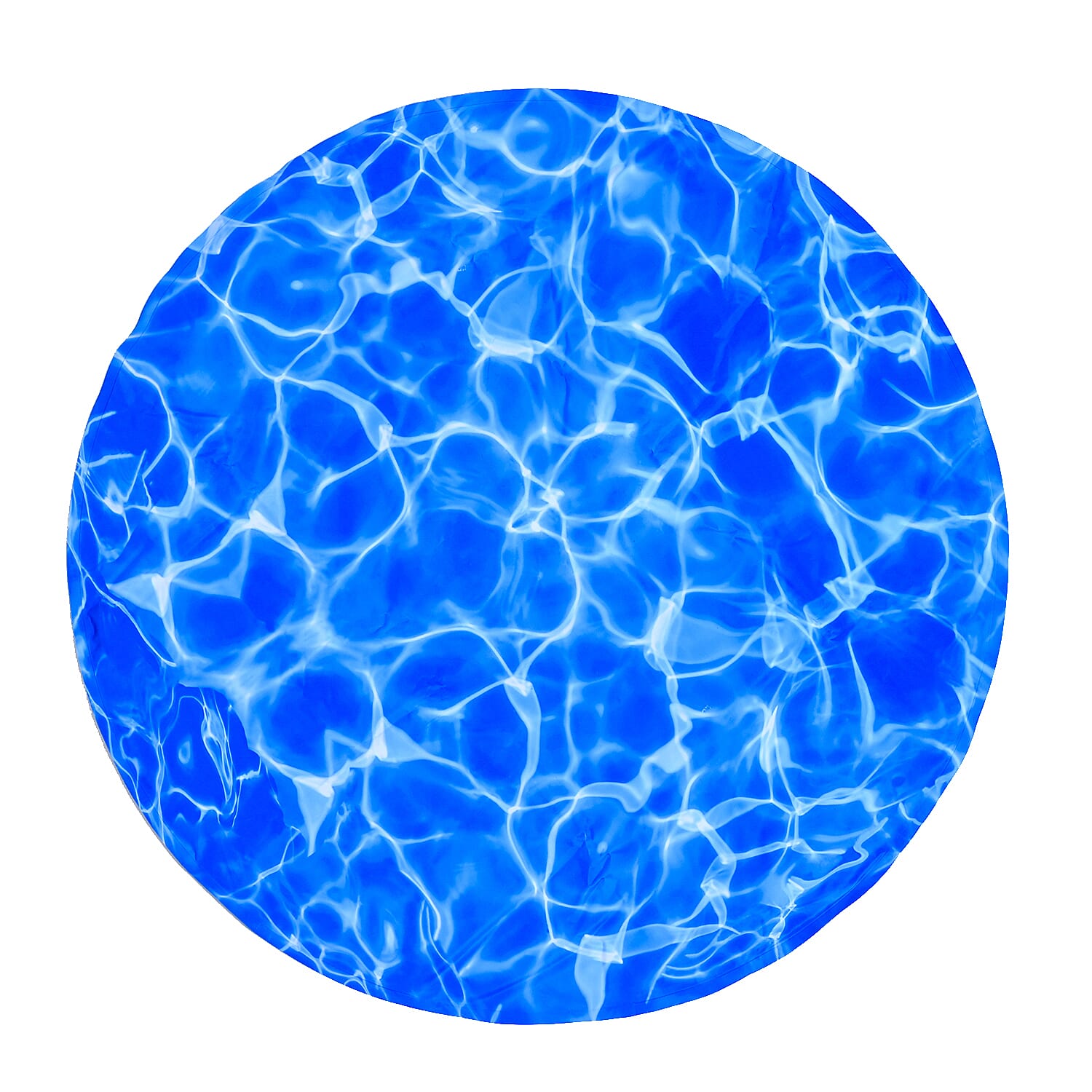 Pet Cooling Mat with Water Ripple Design (Size 80x80 cm) - Blue