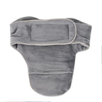 Microwavable and Freezable Himalayan Salt Neck Wrap - Light Grey