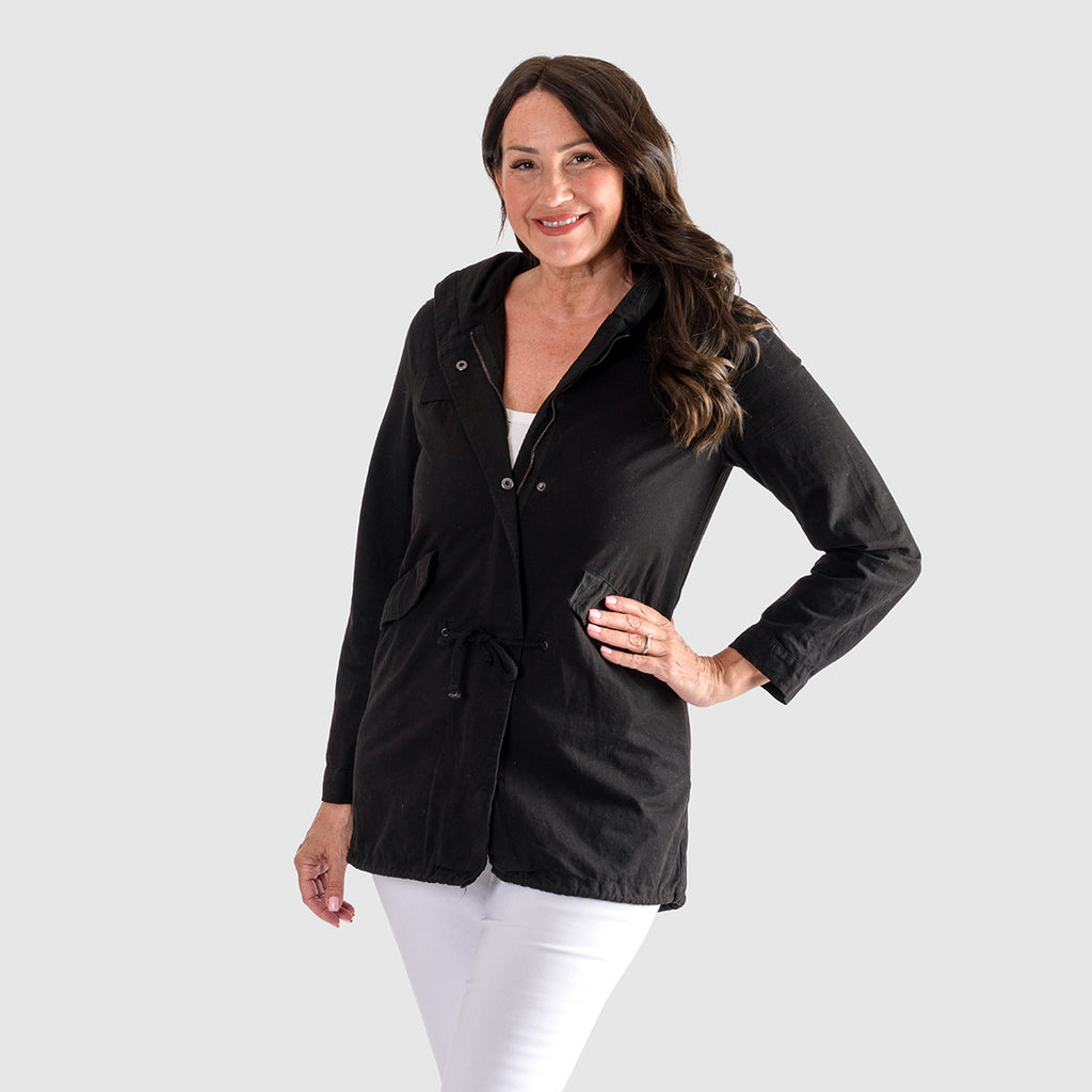 Cotton Jacket (Size 1x1 cm) - Black_7771181