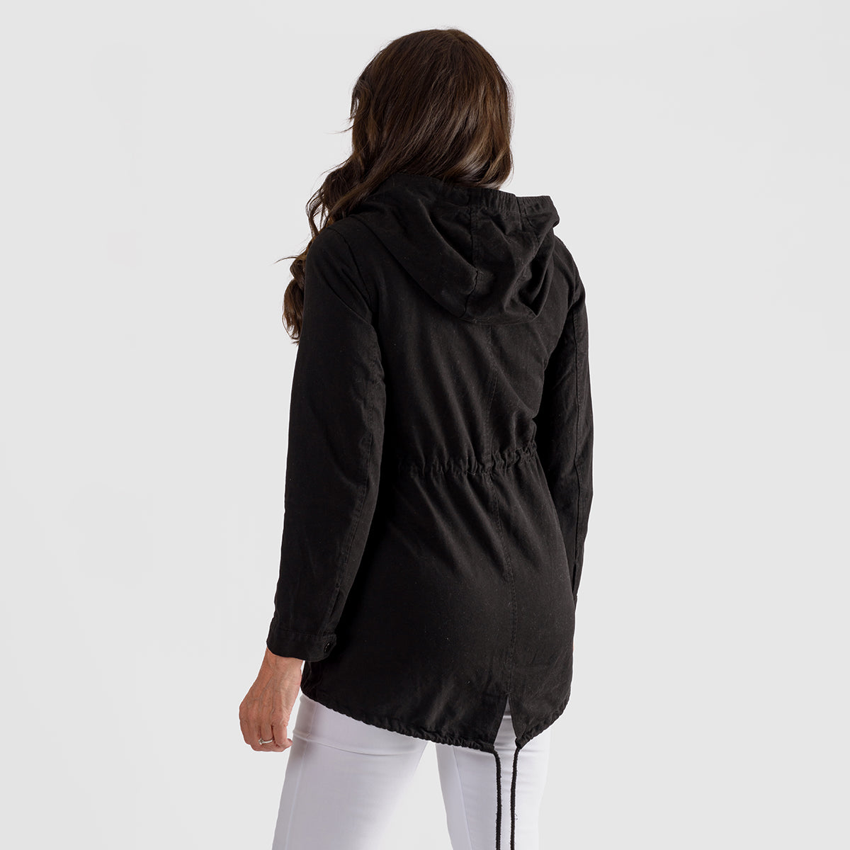 Cotton Jacket (Size 1x1 cm) - Black_7771181_2