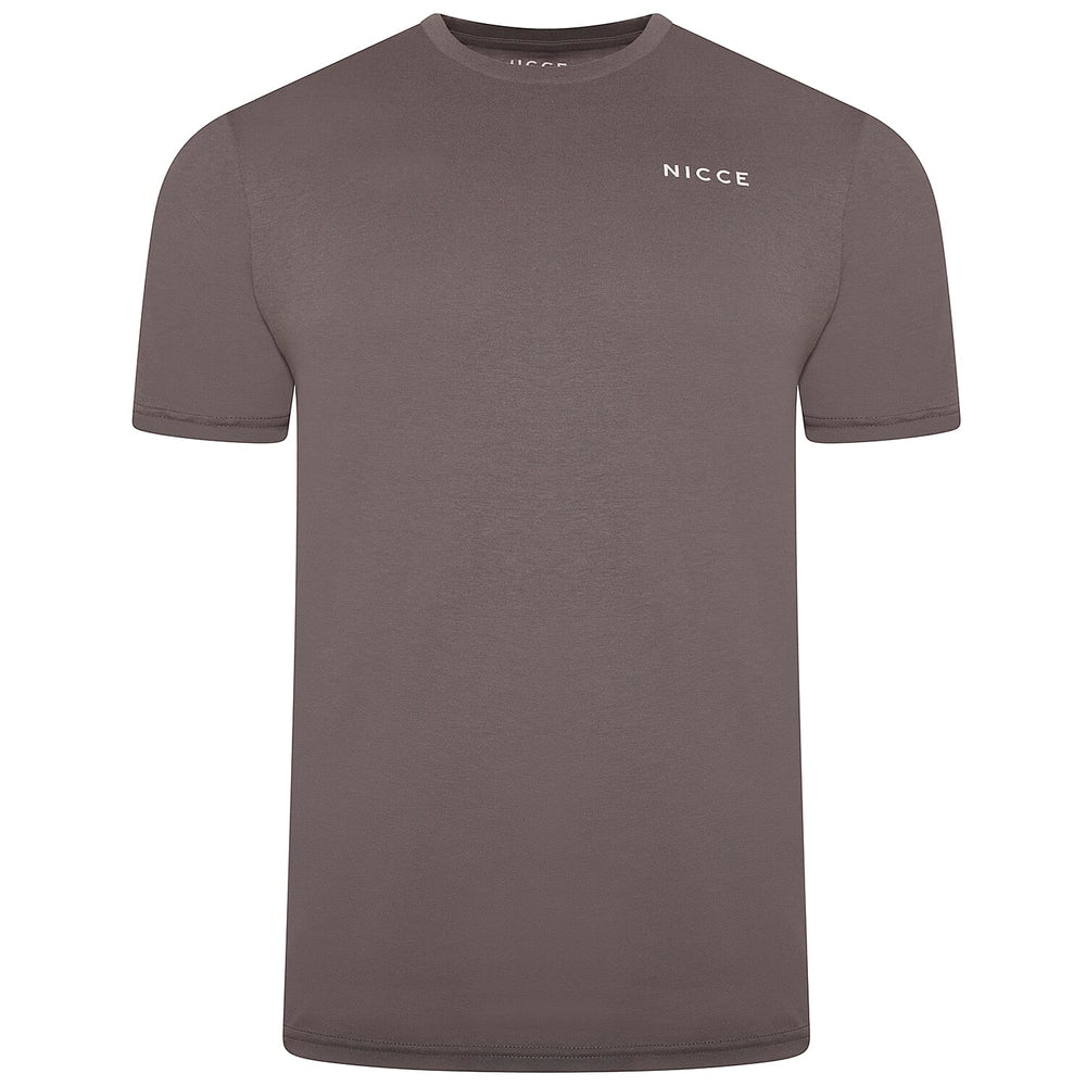 Set of 5 NICCE 100% Cotton Tee (Size S) - Earth Stone