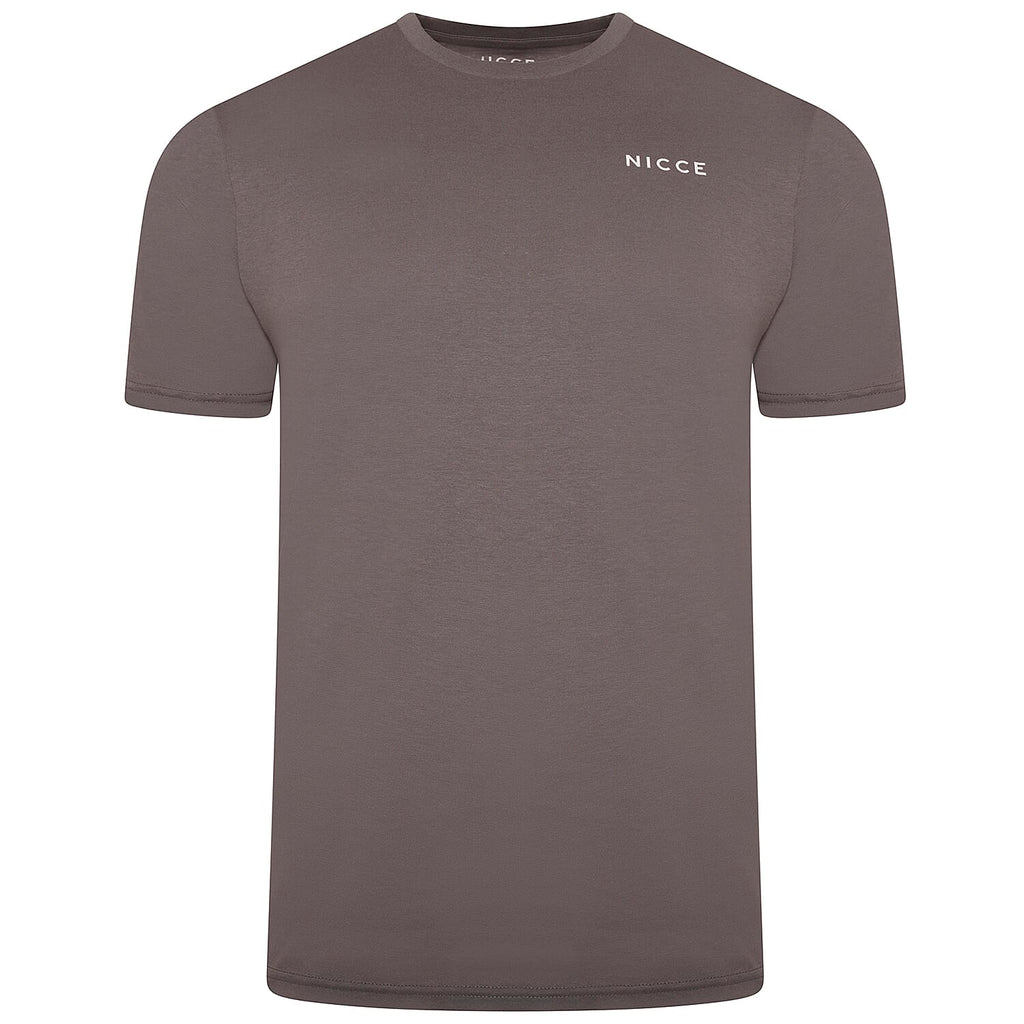 Set of 5 NICCE 100% Cotton Tee (Size S) - Earth Stone