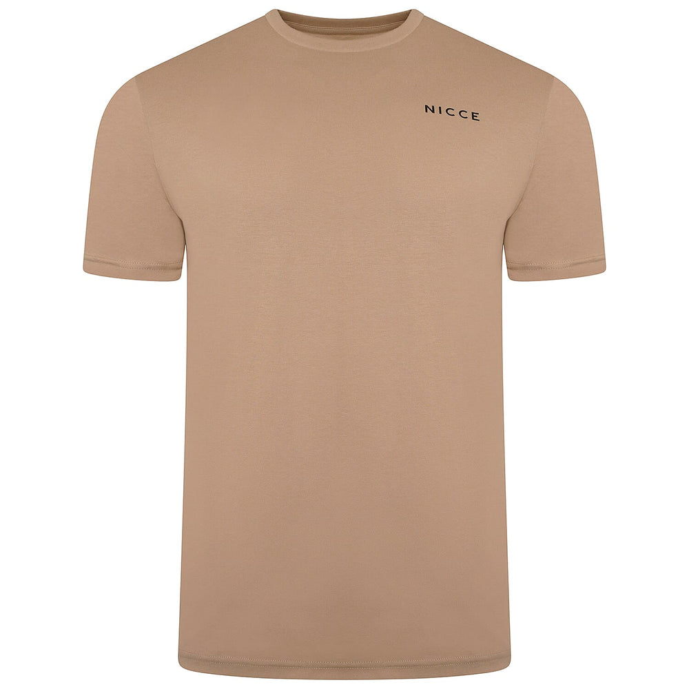Set of 5 NICCE 100% Cotton Tee (Size S) - Earth Stone