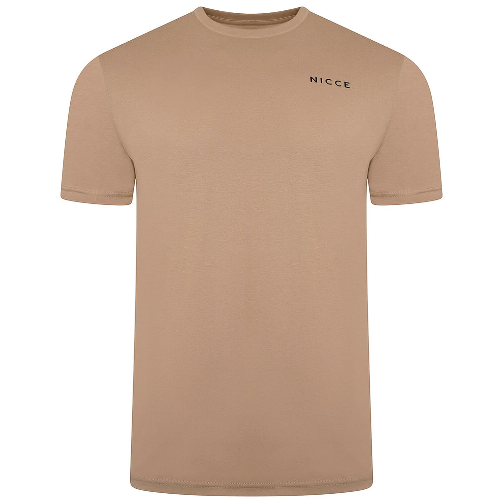 Set of 5 NICCE 100% Cotton Tee (Size S) - Earth Stone
