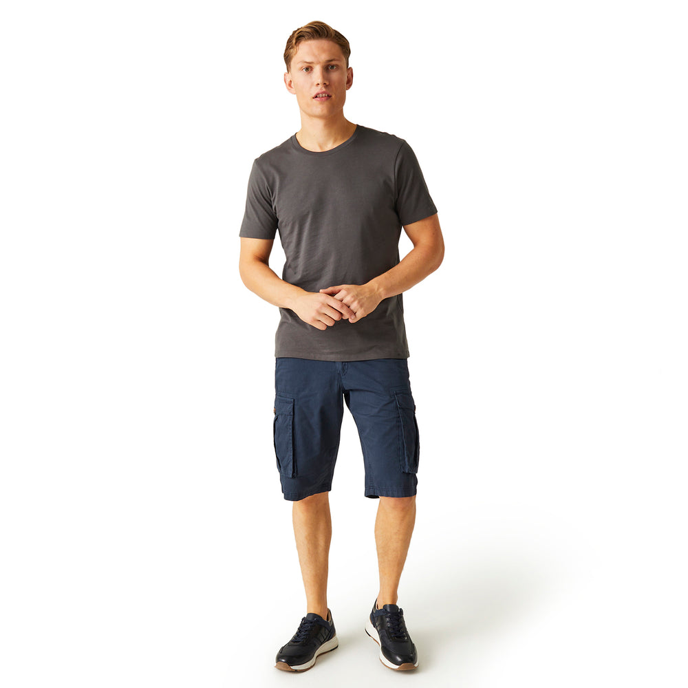 REGATTA 100% Cotton Shorebay Shorts (Size 32) - Navy_7773091