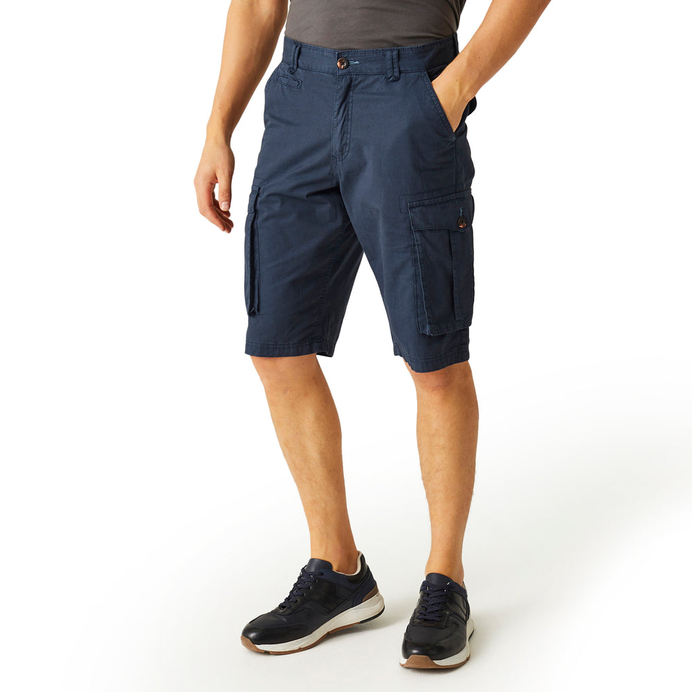 REGATTA 100% Cotton Shorebay Shorts (Size 32) - Navy_7773091_1