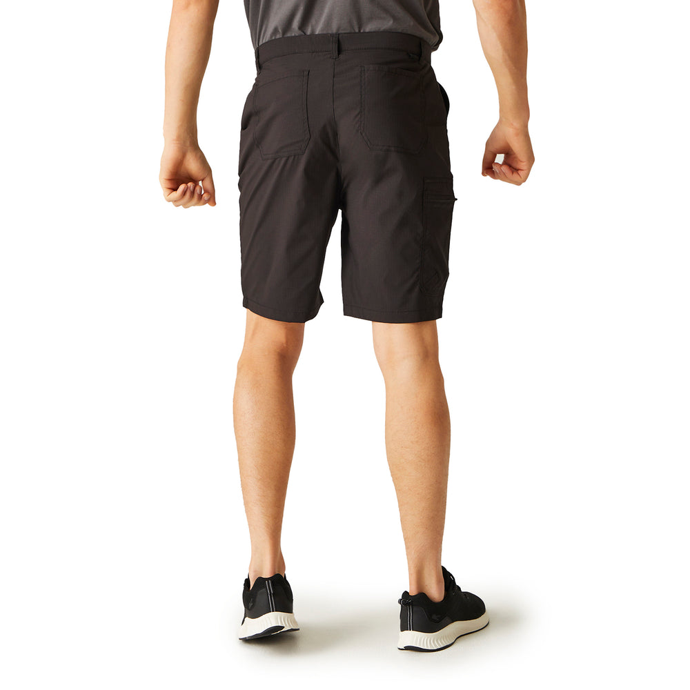 REGATTA Mens Dalry Multi Pocket Shorts (Size 32) - Black_7773098_3