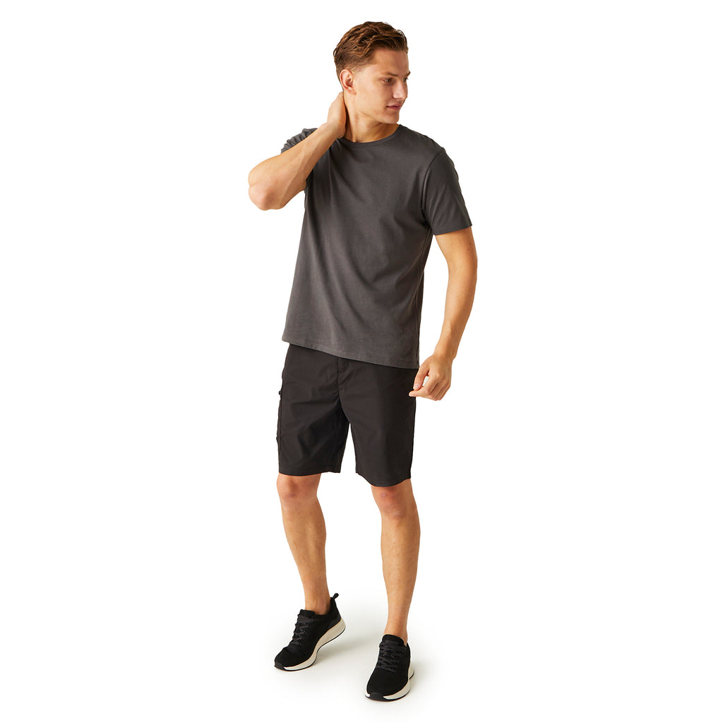 REGATTA Mens Dalry Multi Pocket Shorts (Size 33) - Black_7773103
