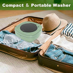 Collapsible Portable 11 Litre Washing Machine - Green