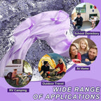 Collapsible Portable 11 Litre Washing Machine - Purple