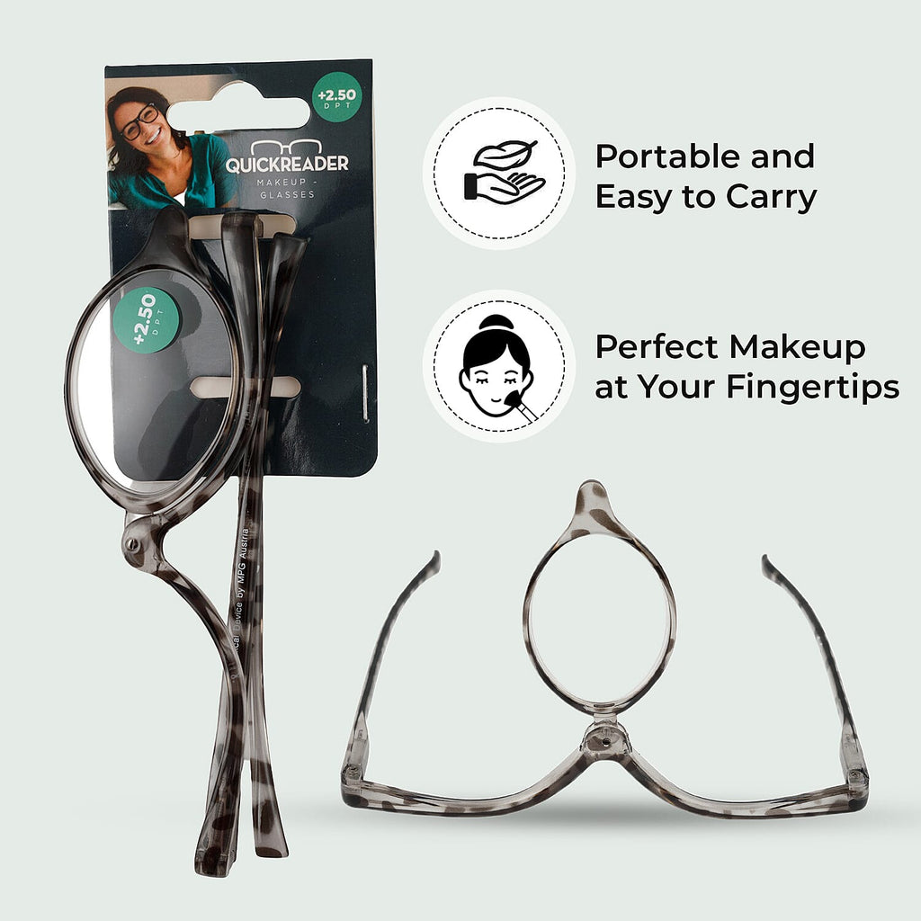 Quickreader Rotating Magnifying Makeup Glass