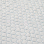 Nylon Patterned Mattress Pad (Size 90x30 cm) - Blue & White & Blue & White_7778014_3