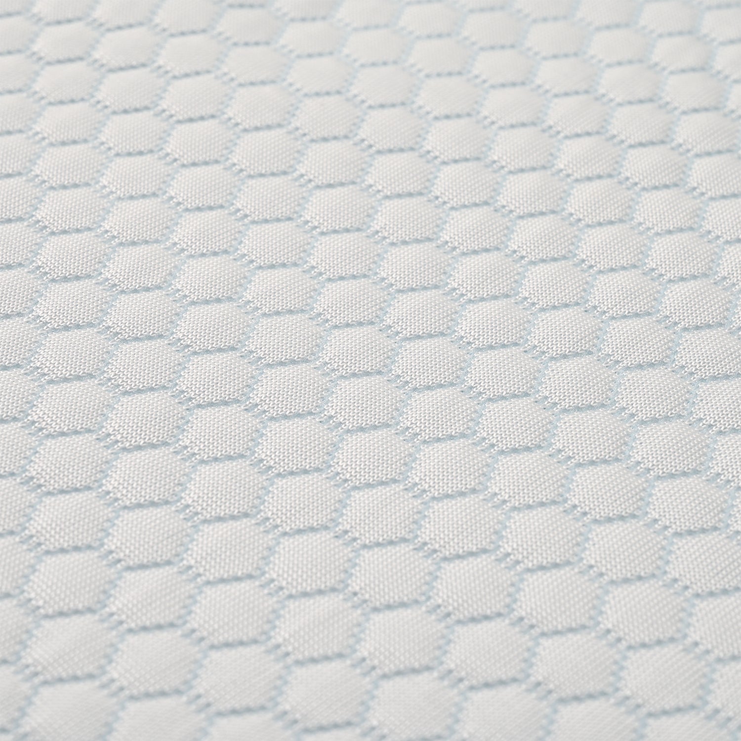 Nylon Patterned Mattress Pad (Size 90x30 cm) - Blue & White & Blue & White_7778014_3