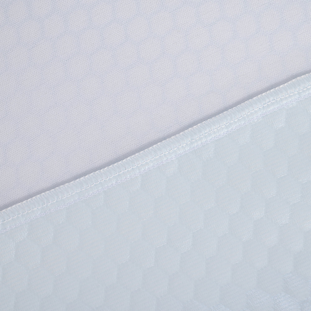 Nylon Patterned Mattress Pad (Size 180x30 cm) - Blue & White & Blue & White_7778022_4