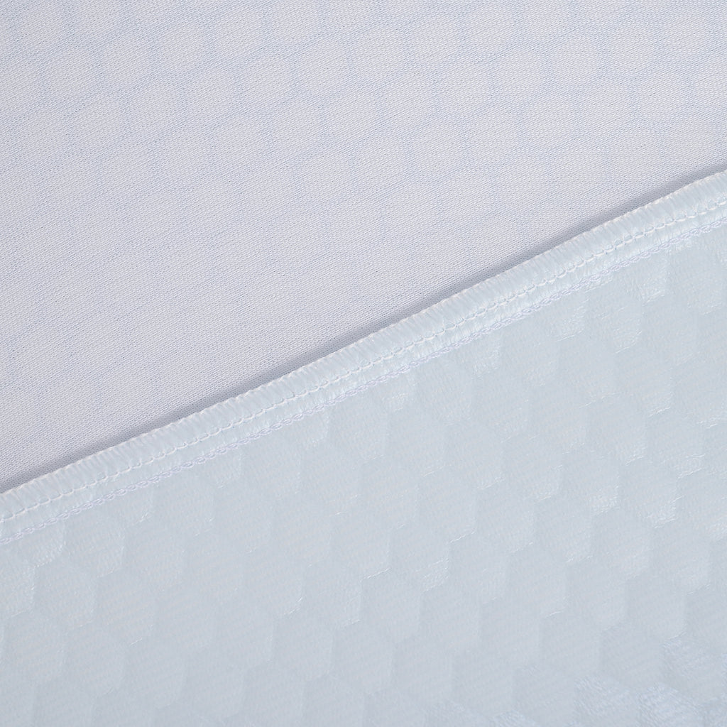 Nylon Patterned Mattress Pad (Size 180x30 cm) - Blue & White & Blue & White_7778022_4