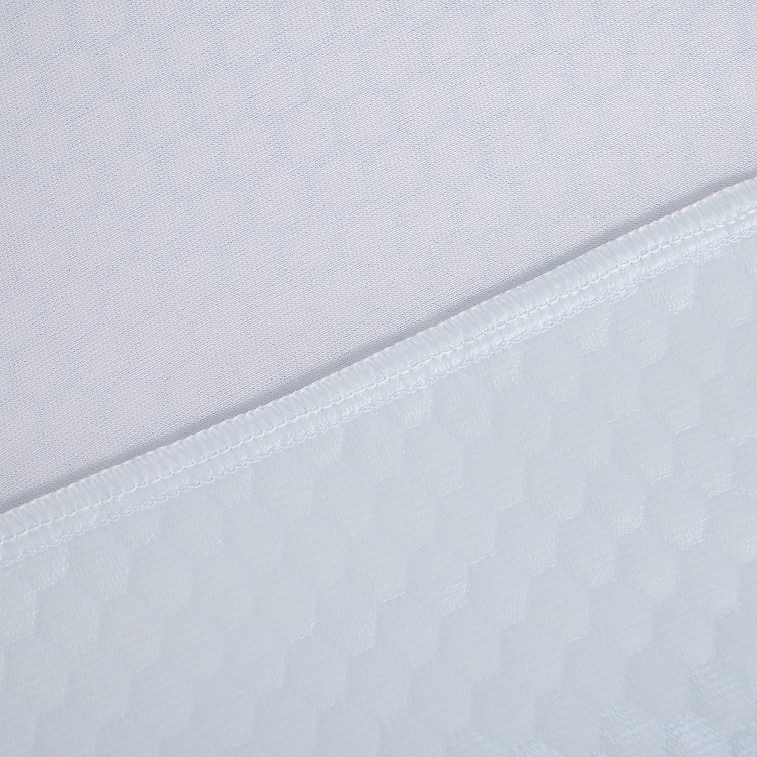 Nylon Patterned Mattress Pad (Size 180x30 cm) - Blue & White & Blue & White_7778022_4
