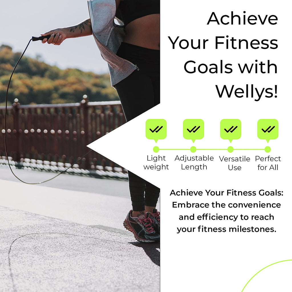 Digital Skipping Rope With - Without Rope - Black - Grey