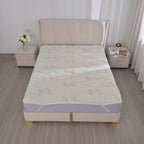 Polyester Patterned Mattress (Size 90x190 cm) - White & White_7783679_3