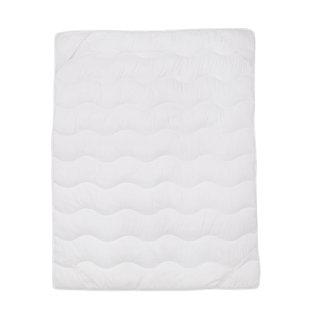 Polyester Patterned Mattress (Size 180x200 cm) - White & White_7784028_4