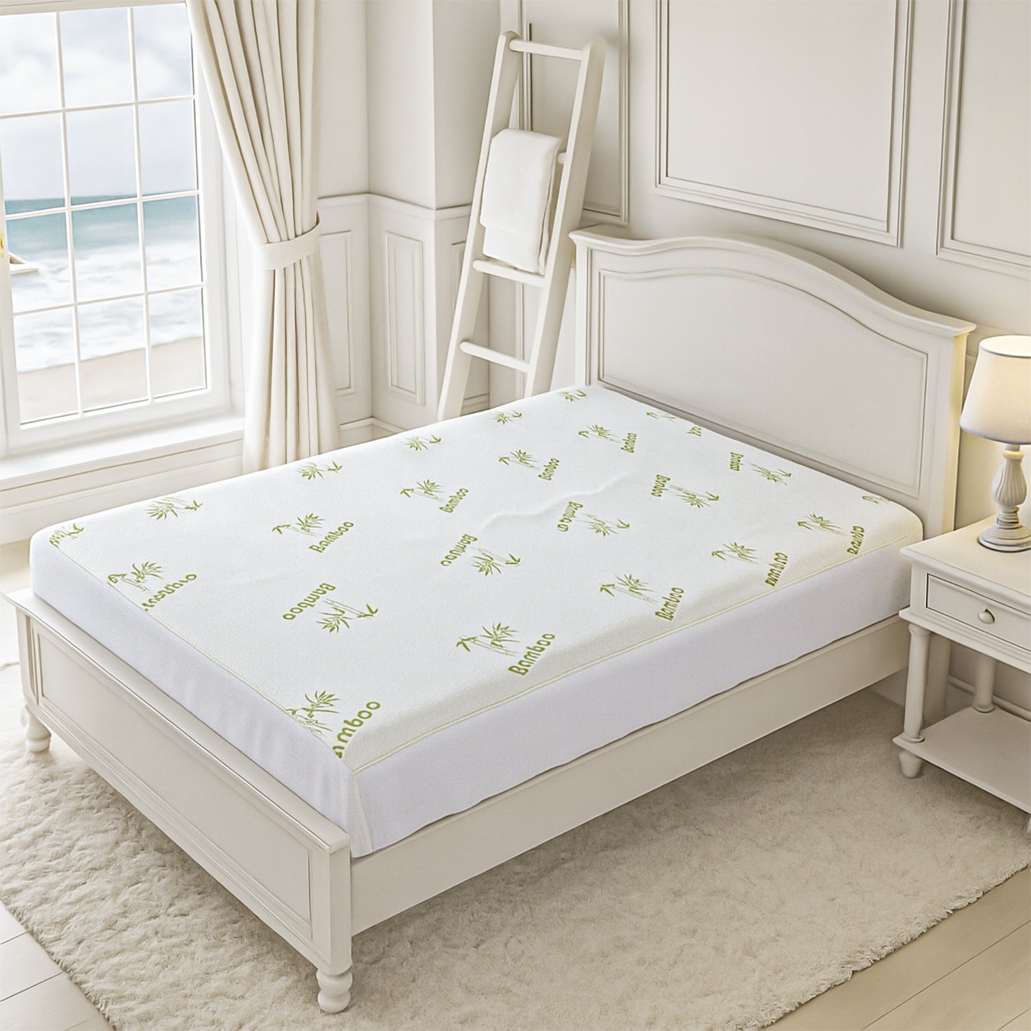 Bamboo Waterproof Mattress Protector - Single_7784098