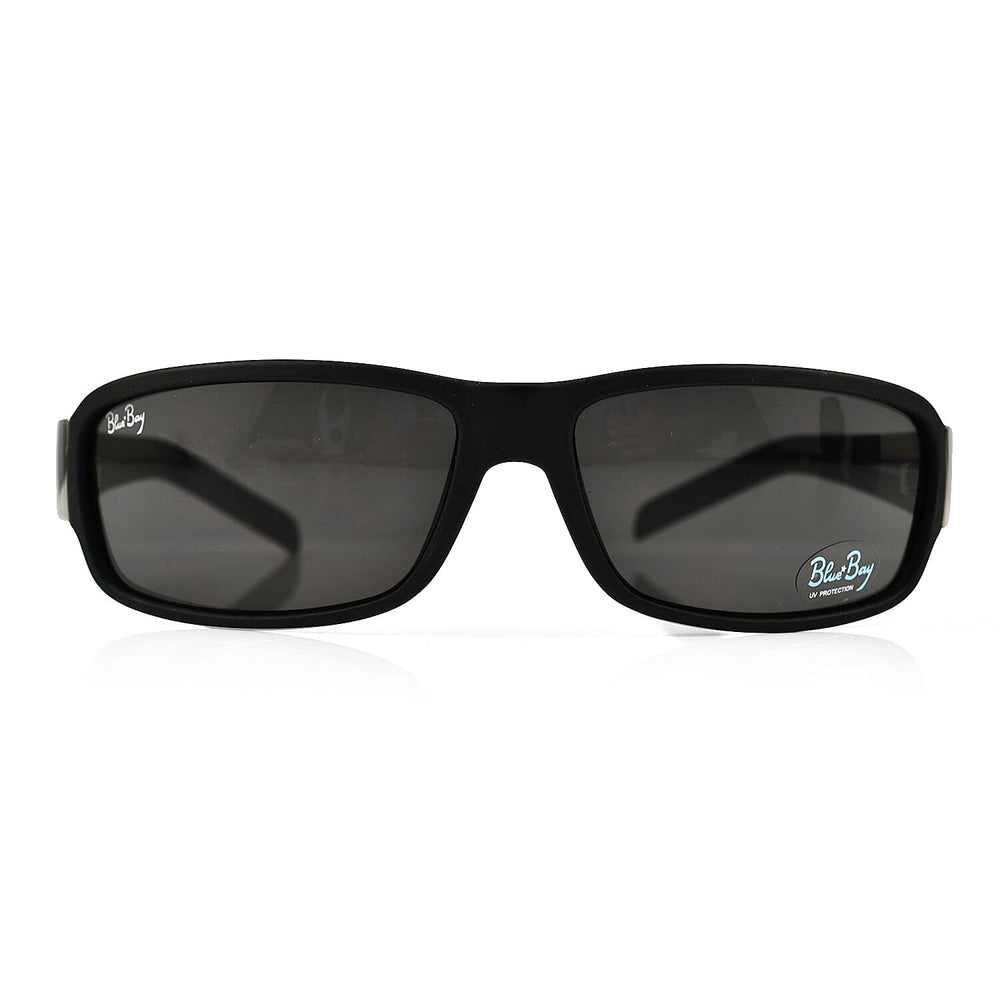 BLUEBAY Unisex Wrap Sunglasses - Matte Black