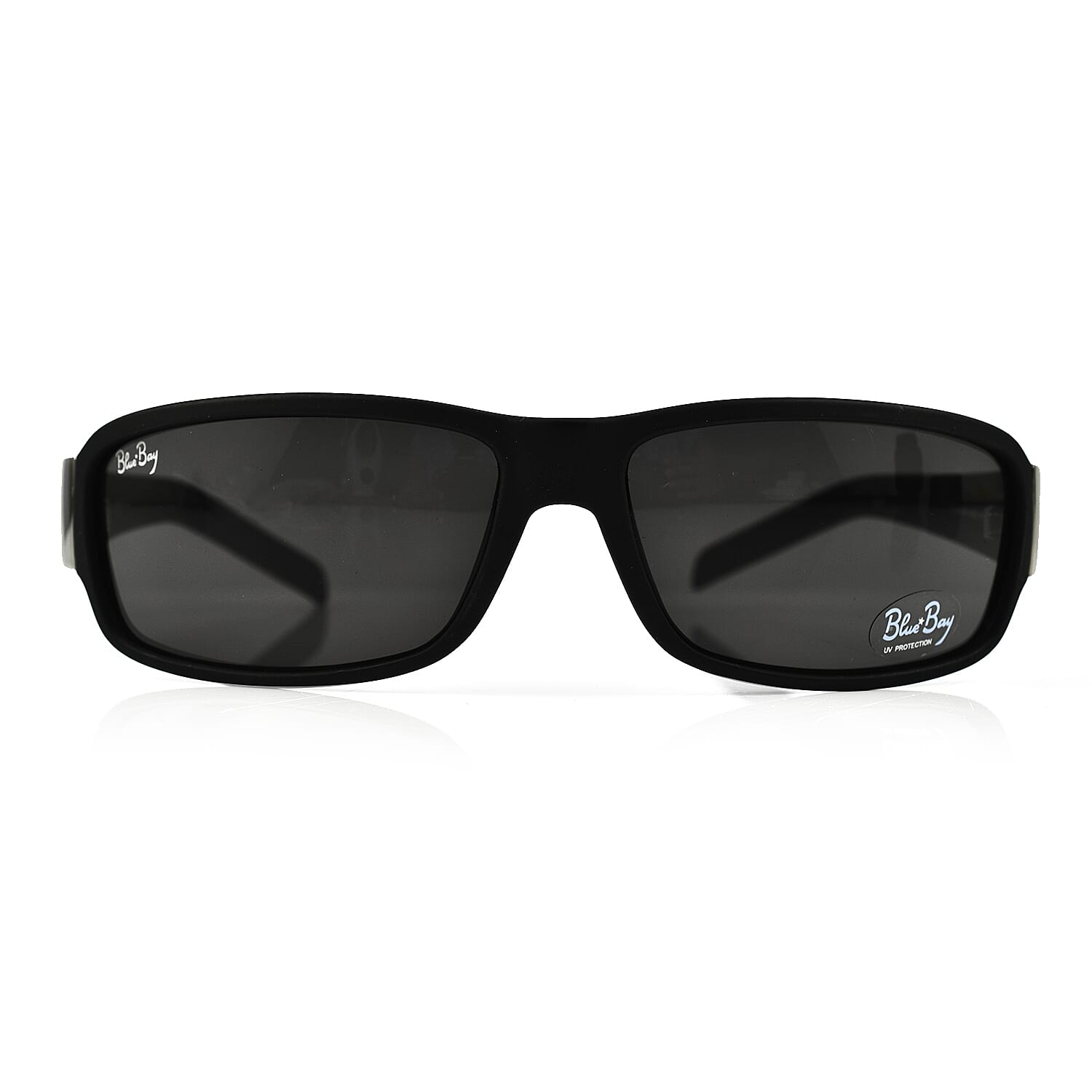 BLUEBAY Unisex Wrap Sunglasses - Matte Black