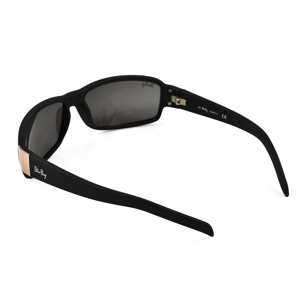 BLUEBAY Unisex Wrap Sunglasses - Matte Black