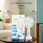 Summer Essential - Handy Fan - White