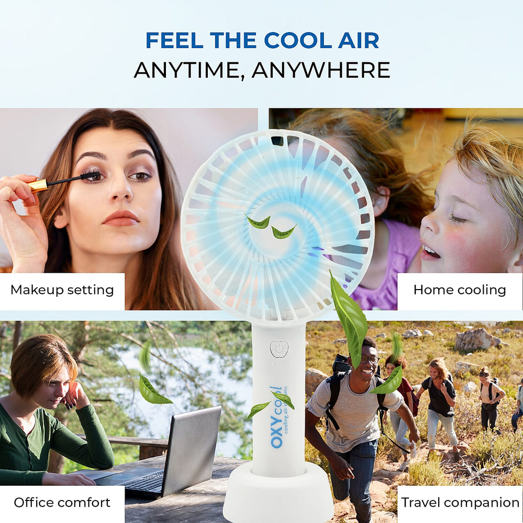 Summer Essential - Handy Fan - White