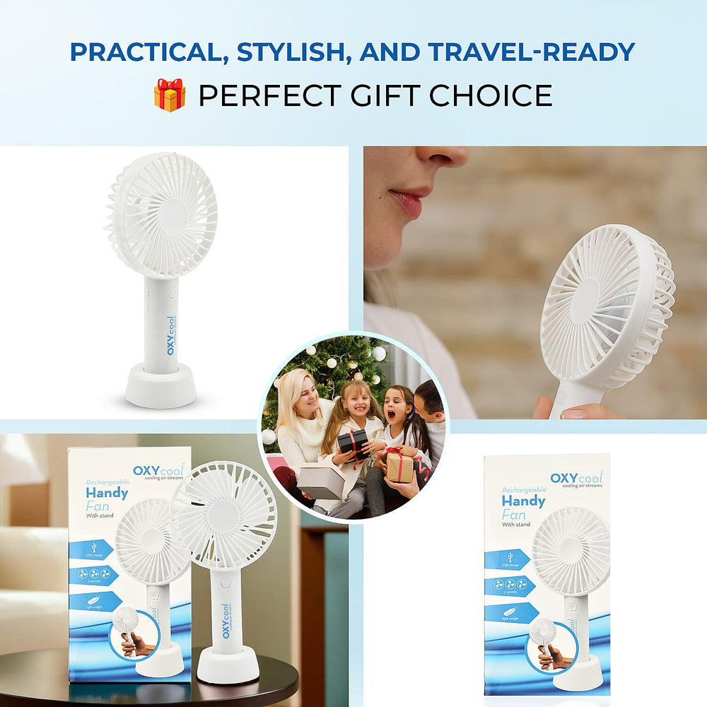 Summer Essential - Handy Fan - White