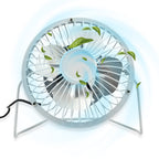 Oxycool 4-Inch USB Mini Desk Fan