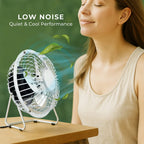 Oxycool 4-Inch USB Mini Desk Fan