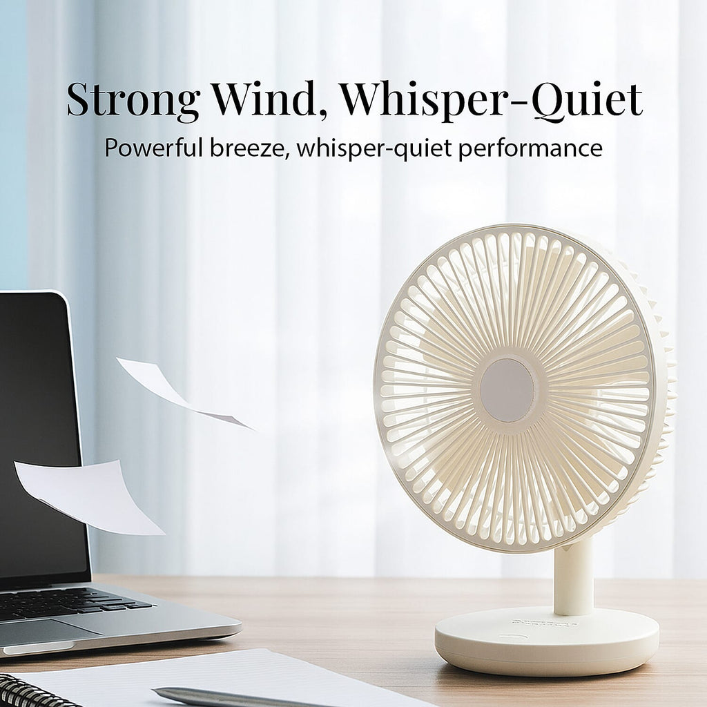 Stay-Cool Summer Bundle – 4L Portable Mini Fridge, Turbo Handheld Fan & Oxycool 8-Inch Rechargeable Fan