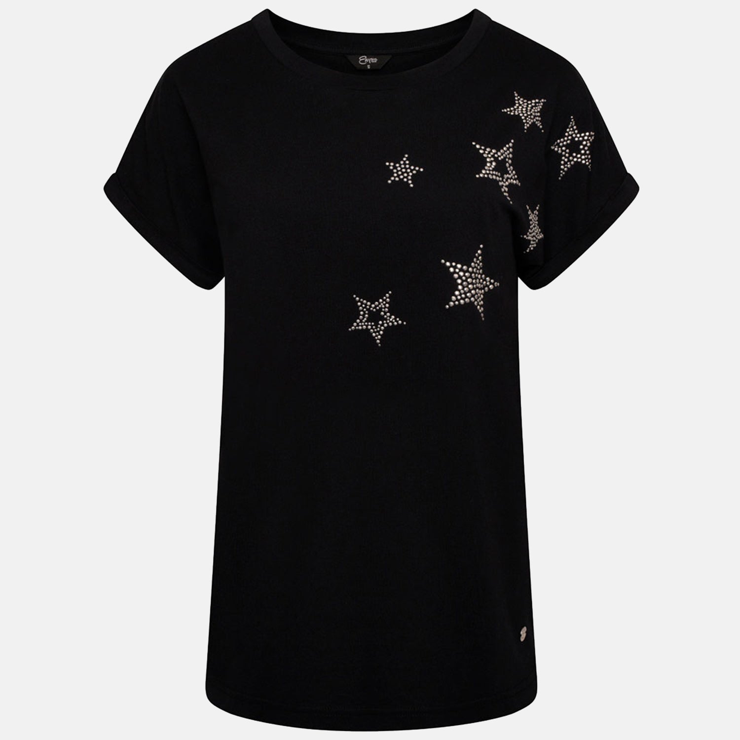 Emreco Start Stud T-Shirt (Size 20) - Black_7792968_1
