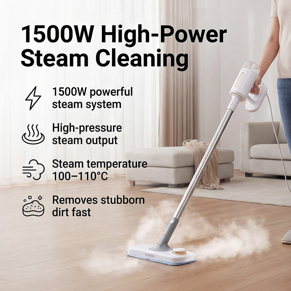 Homesmart Multi-functional Steam System with 380ml Water Tank (Power 1500W) - White