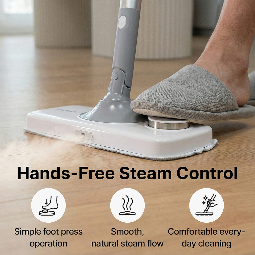 Homesmart Multi-functional Steam System with 380ml Water Tank (Power 1500W) - White