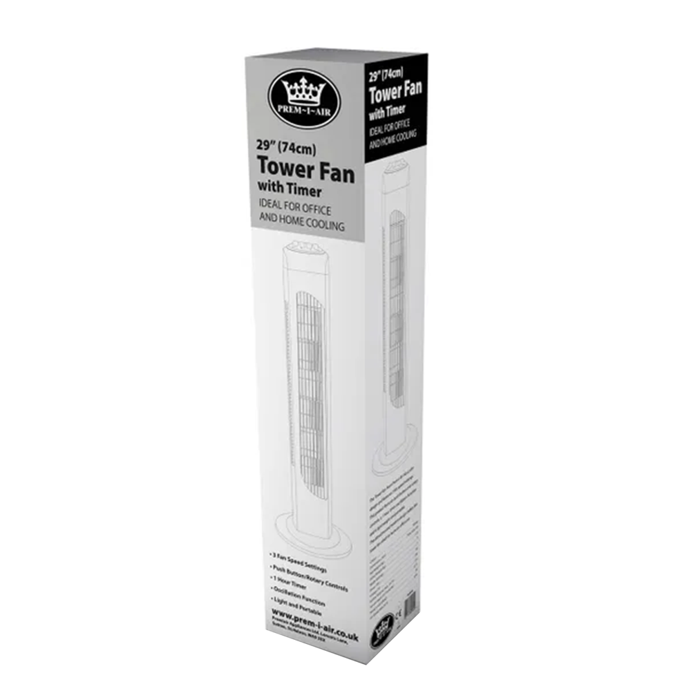 PREM-I-AIR 29 Inch Tower Fan - White_7793763_4
