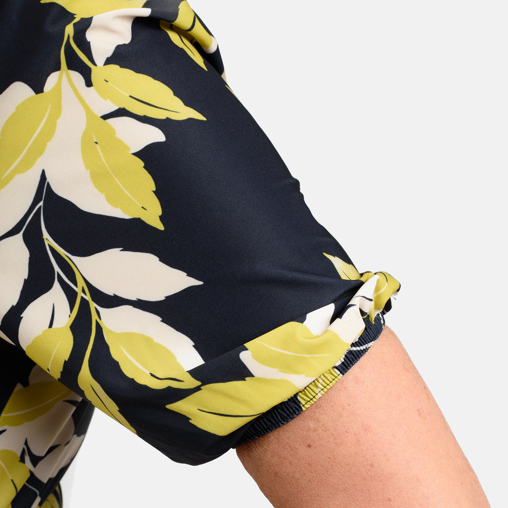 Printed Midi Dress - Navy_7793953_4