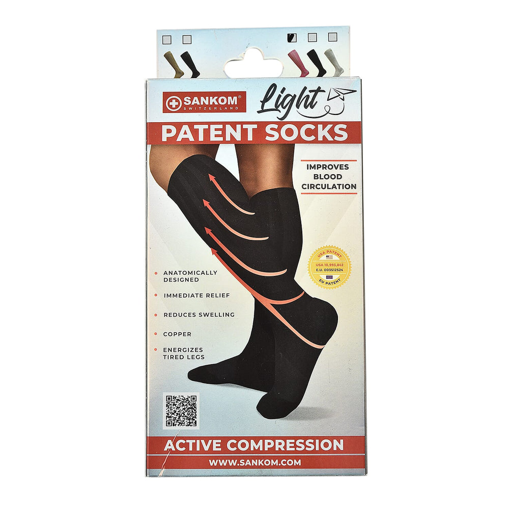 SANKOM Patent New Light Socks (Size L-XL, UK 8 to 13) - Pink