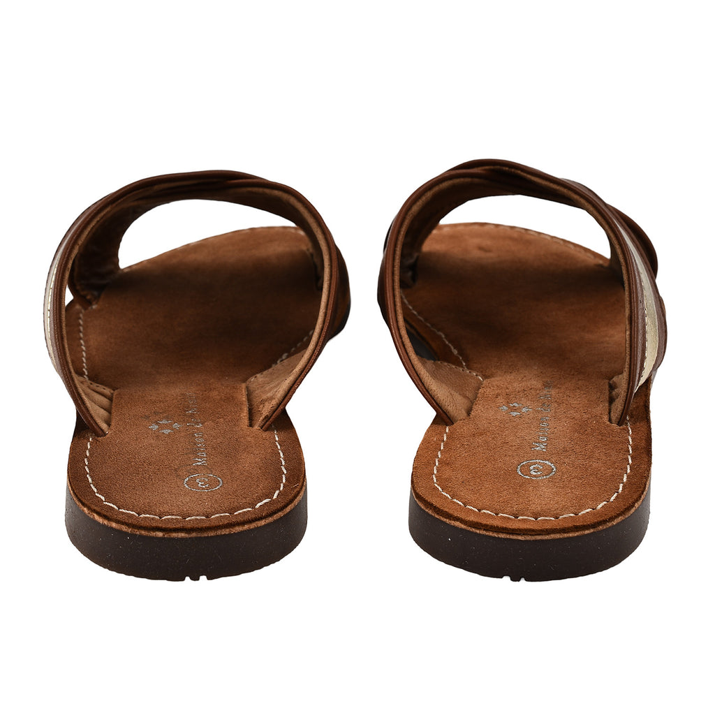 Maison Ladies Slipper (Size 6) - Tan_7798211_5