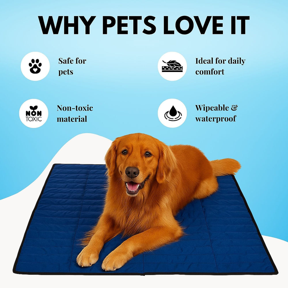 Aqua Coolkeeper Cooling Mat (Size M) - Blue