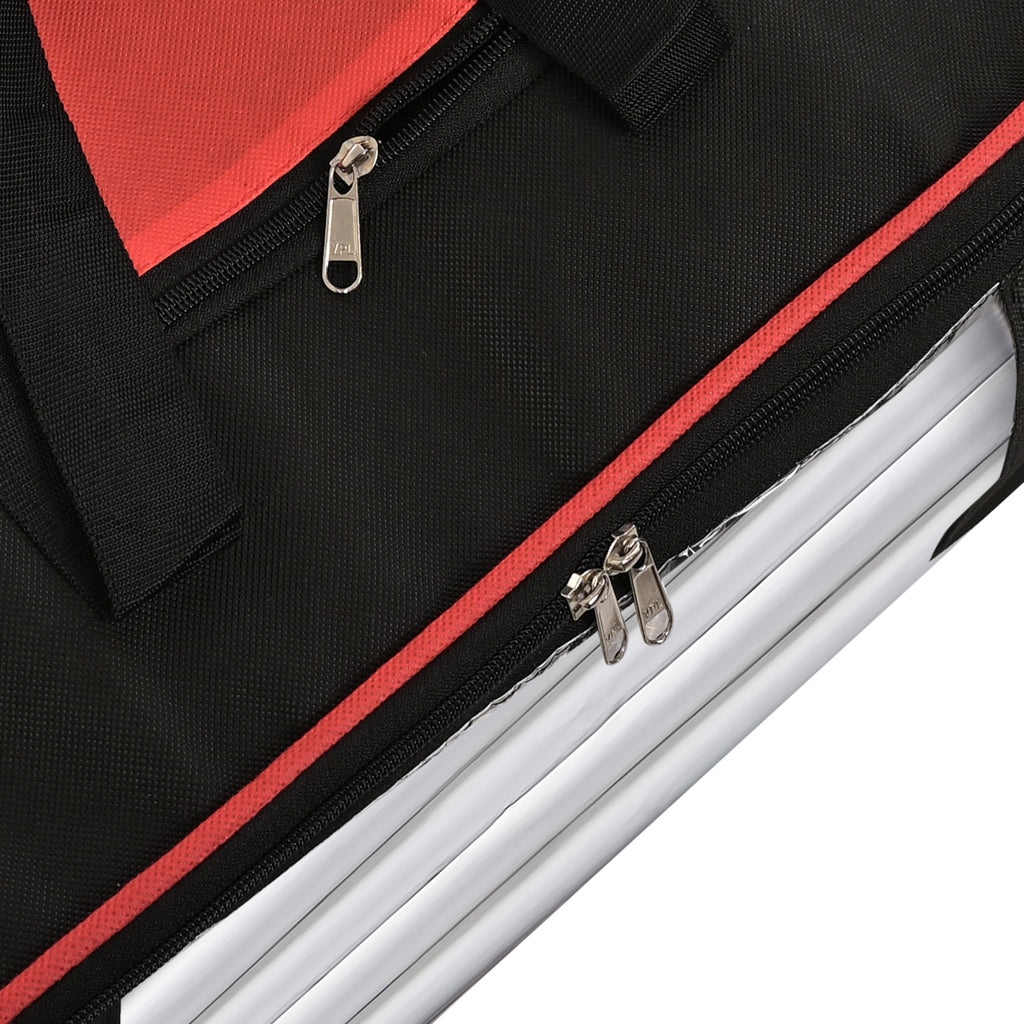 Set of 5 Non-Woven Fabric Storage Bag With Front Pocket - Black_7799683_7