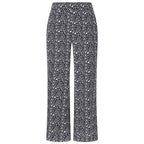 Emreco 100% Viscose Wide Leg Print Trouser (Size 20) - Navy_7805684_4