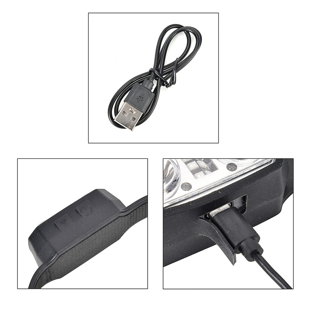 Head Lamp Rechargeable - 6 Modes - One Size - Black