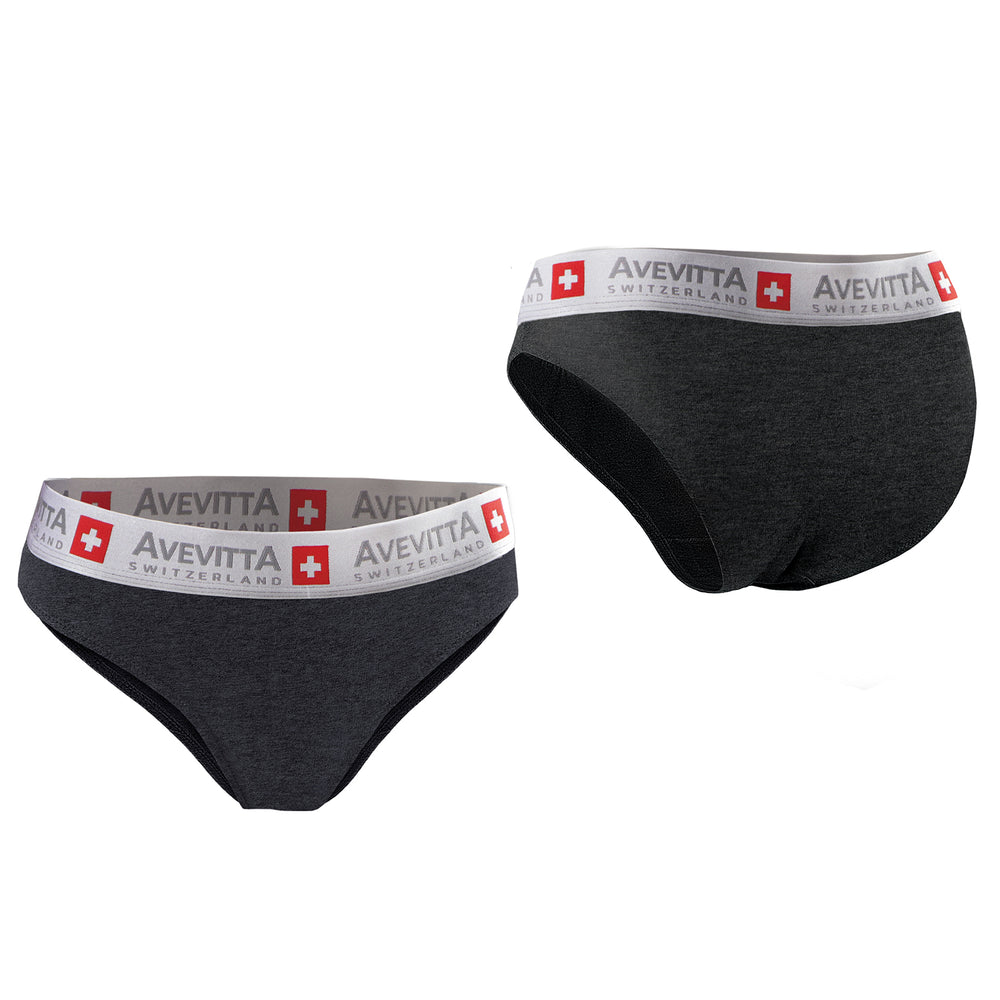 Sankom Avevitta Leakproof, Antibacterial Underwear for Women (Size 8-10) - Black & Grey_7815631_4